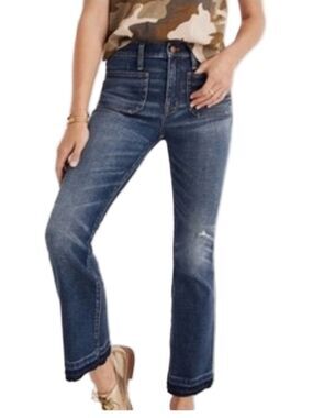 Madewell Cali Demi Boot Jeans Size 27